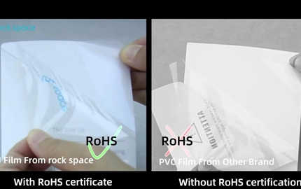 استعراض آلة قطع أفلام الفضاء الصخري فيلم TPU مقابل أفلام PVC الأخرى