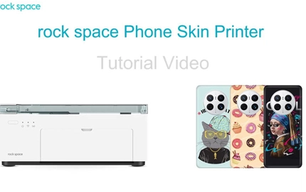 كيفية استخدام طابعة جلد الهاتف الفضاء الصخور