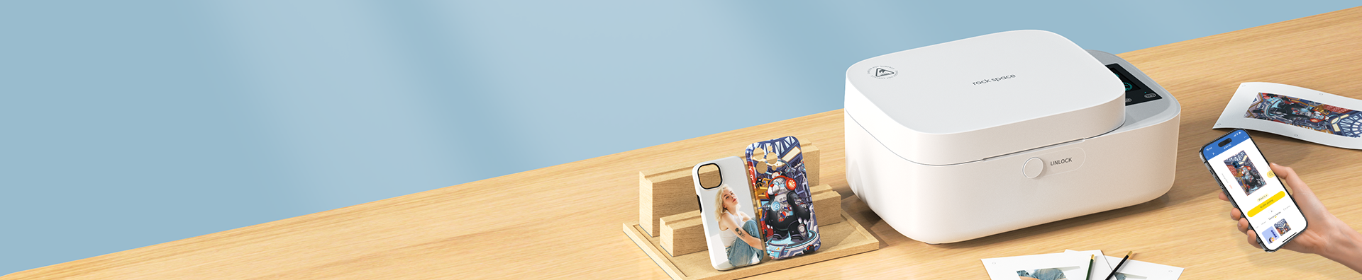 صخرة الفضاء حالة الهاتف آلة التكبير